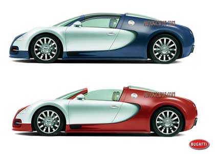 bugattiveyrontarga Bugatti Veyron Targa: метеор без крыши
