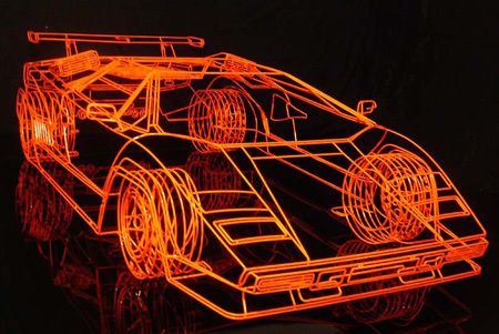 lambo_1_1_1_1_1 Британский художник воссоздал Lamborghini Countach из проволоки