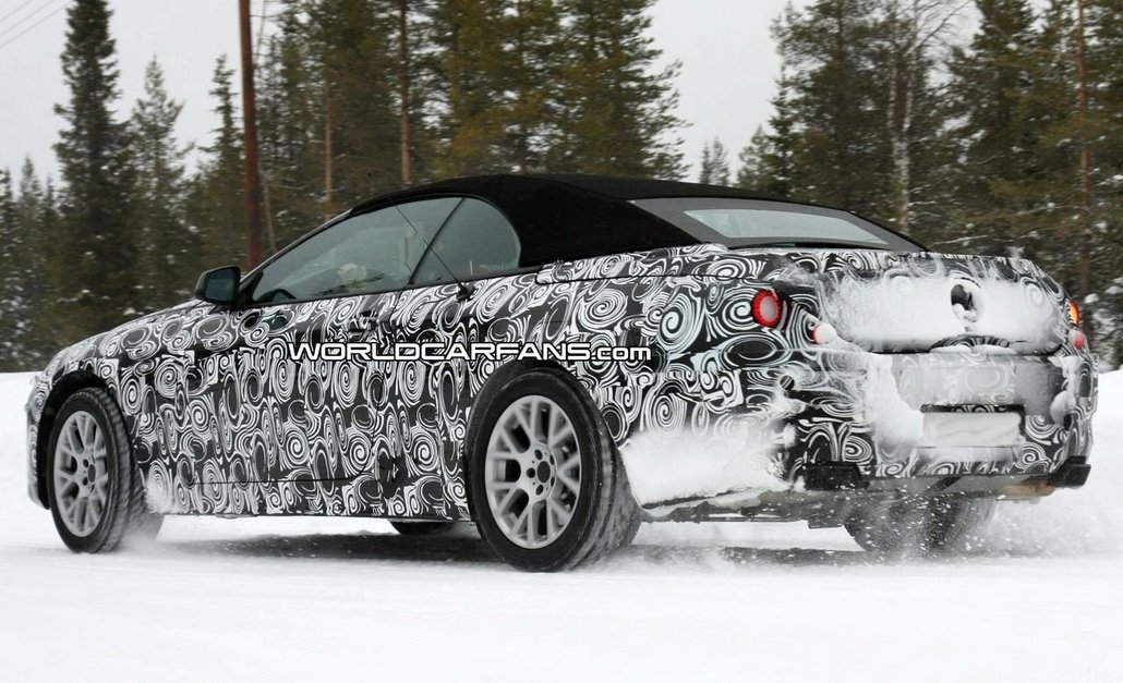 13 BMW провел снежные тесты испытания нового поколения кабриолета 6-й серии 2011 модельного года