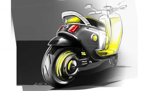 mini-electric-scooter-concept-sketch-rear-500x312 Smart начнет собирать двухколесные транспортные средства