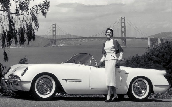 the-chevrolet-corvette Концептуальные автомобили 50-х годов от General Motors