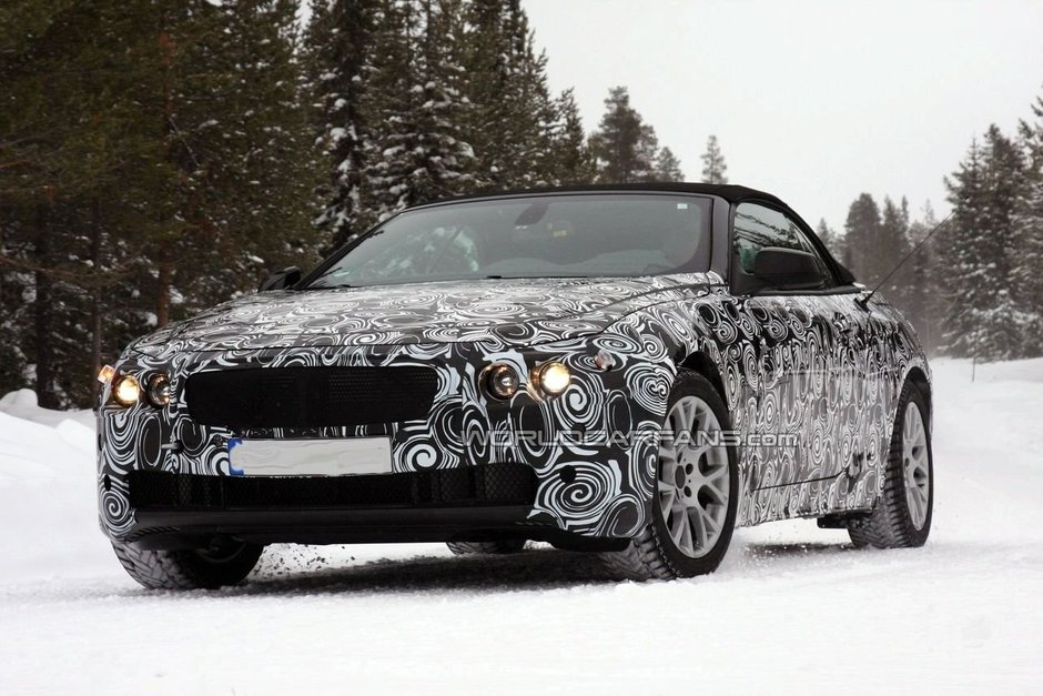 22 BMW провел снежные тесты испытания нового поколения кабриолета 6-й серии 2011 модельного года