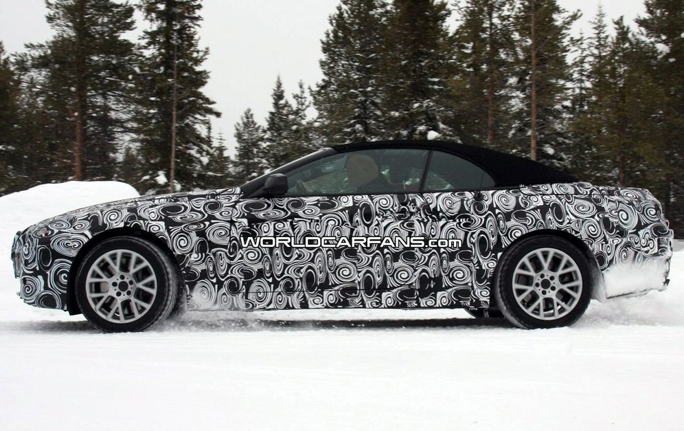 32 BMW провел снежные тесты испытания нового поколения кабриолета 6-й серии 2011 модельного года