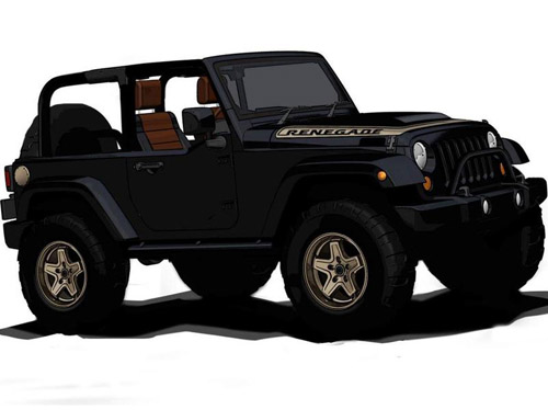 В средине апреля покажут два новых концепта Jeep